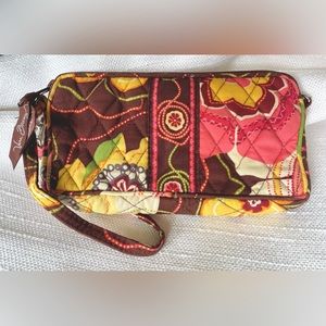 Vera Bradley Wristlet Buttercup Retired Quilted Pattern